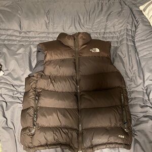 The North Face Men's Dark Brown Puffer Vest